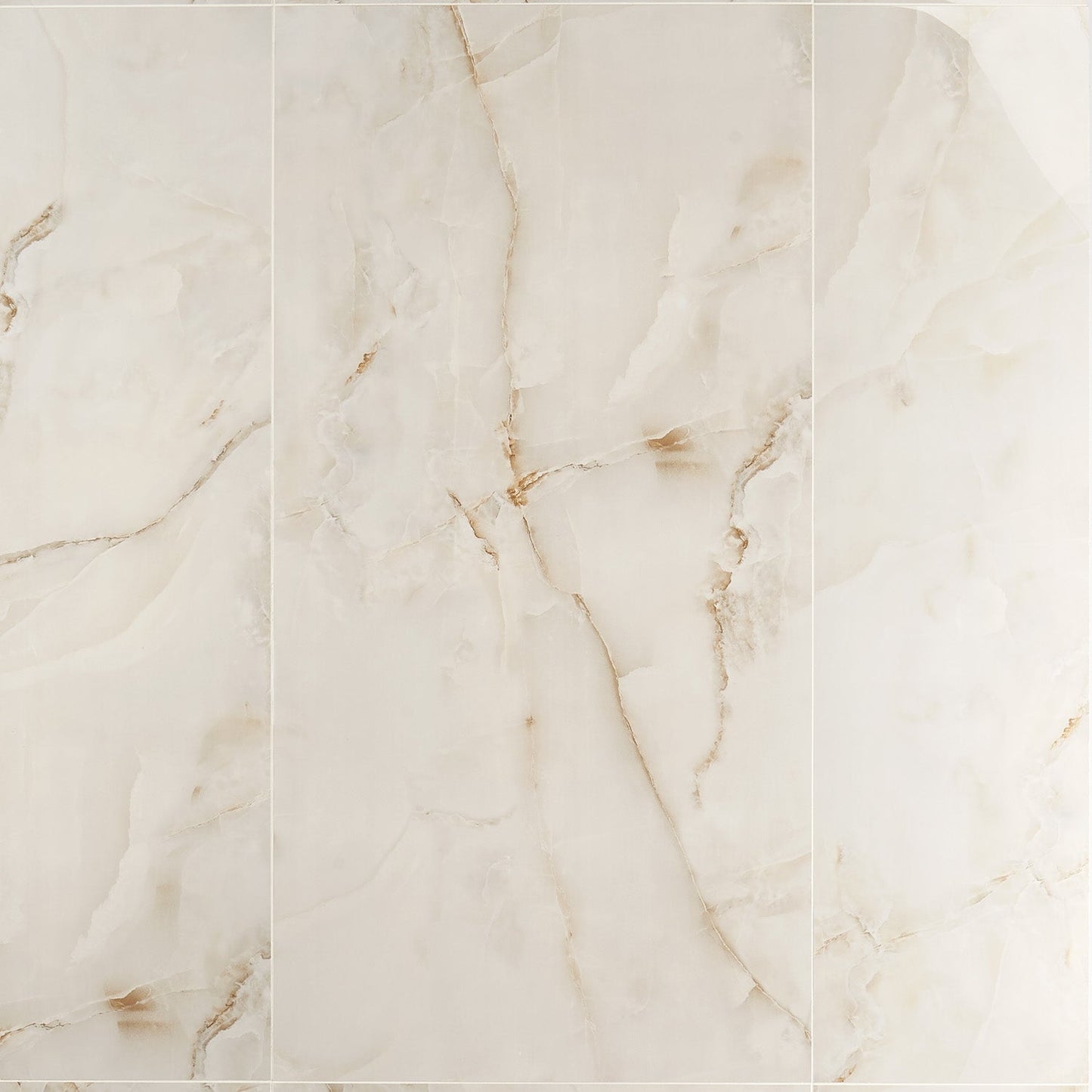 Lux Tile Lumina Onyx Pearl Beige 24x48 Polished Porcelain Tile