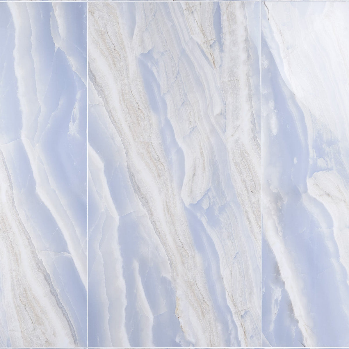 Tilebar Lumina Onyx Blue 24x48 Polished Porcelain Tile