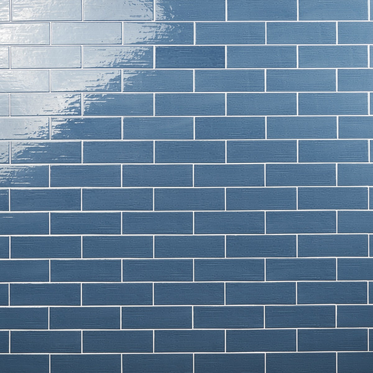 Kiln Blue 3x9 Polished Porcelain Subway Tile - Lux Tile