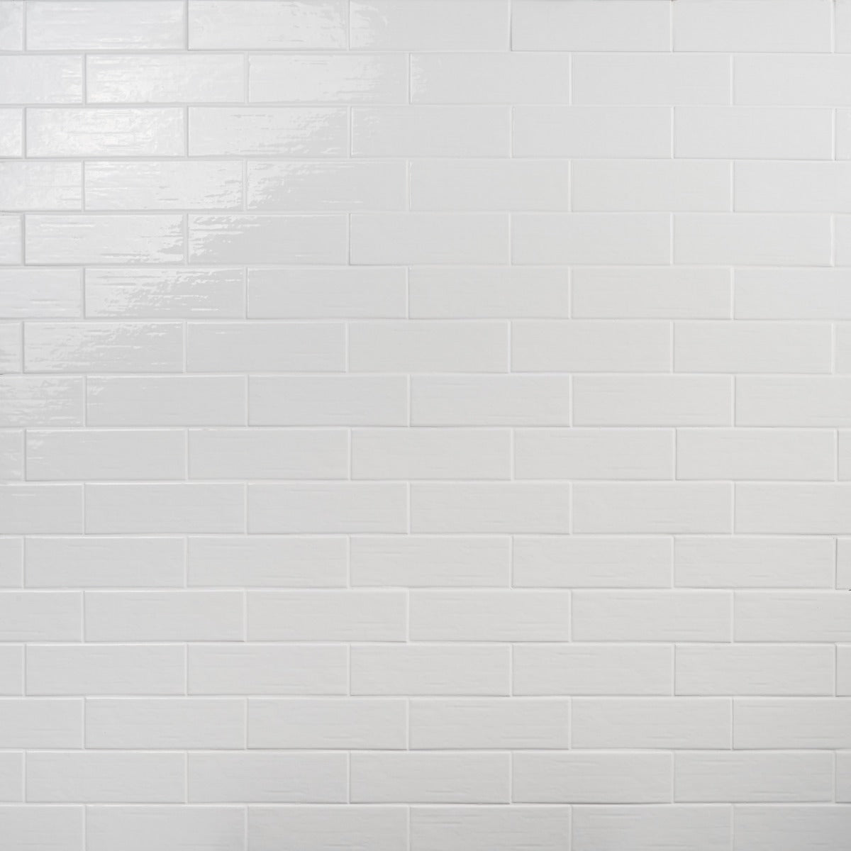 Kiln White 3x9 Polished Porcelain Subway Tile - Lux Tile