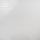 Kiln White 3x9 Polished Porcelain Subway Tile - Lux Tile