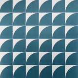 Stacy Garcia Maddox Deco Teal Blue 8x8 Matte Porcelain Tile