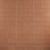 Stacy Garcia Maddox Frame Terracotta Matte Ceramic Subway Tile 4x8