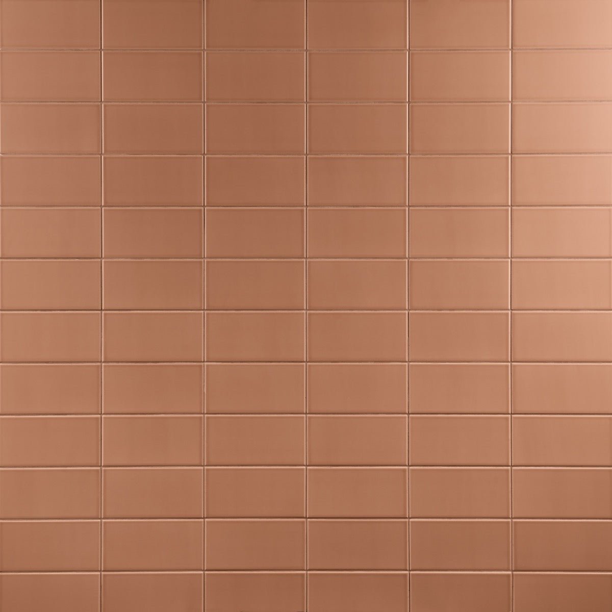 Stacy Garcia Maddox Terracotta Matte Ceramic Subway Tile 4x8