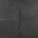 Bronx Black 24x48 Matte Porcelain Tile - Industrial Concrete Look