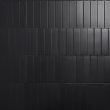 Roller Black 3x11 Matte Porcelain Subway Tile - Lux Tile