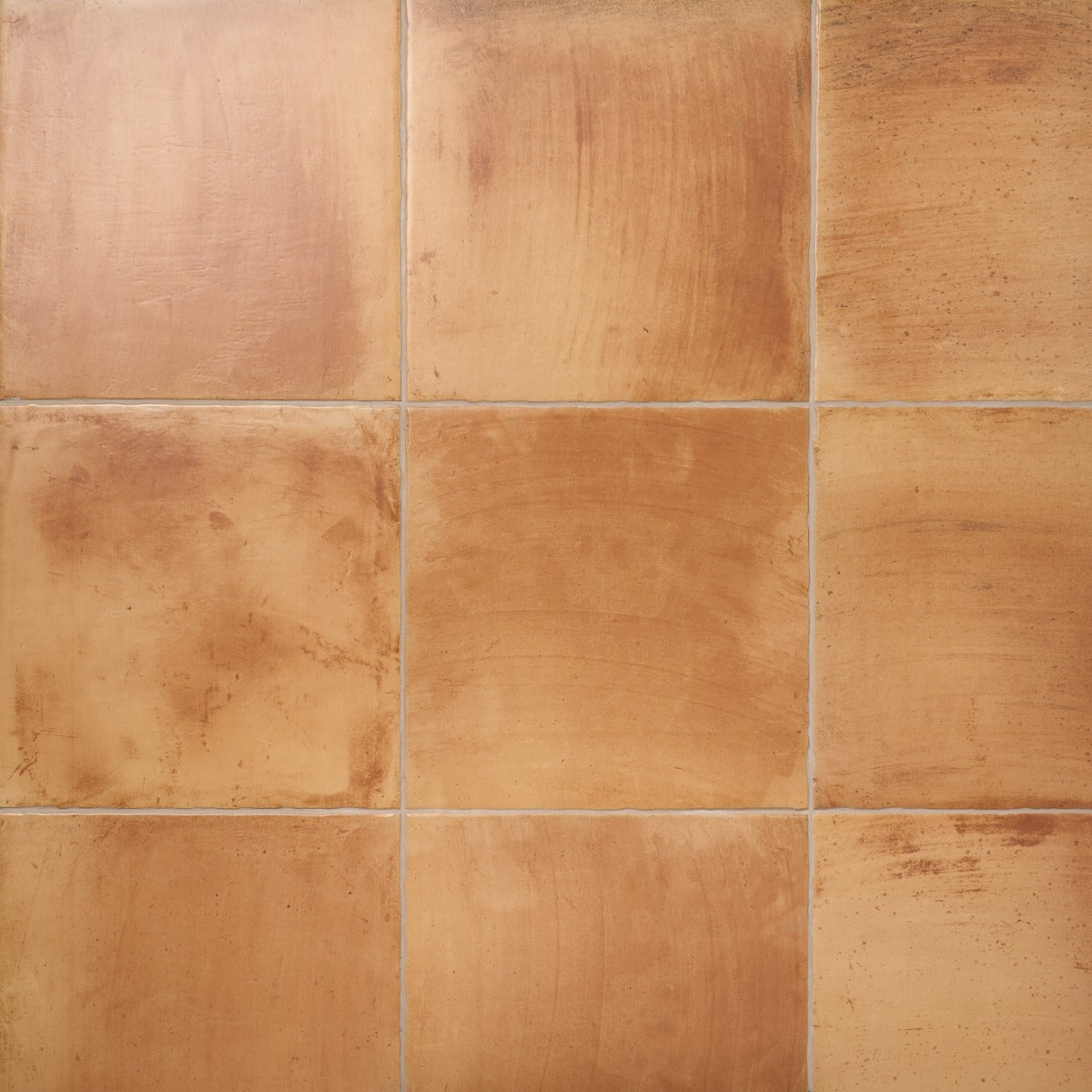 Saltillo Peach Terracotta 18x18 Matte Porcelain Tile by Tilebar