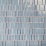Kinro River Blue 6x6 3D Polished Porcelain Tile - Lux Tile