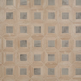 Morocco Oak Beige and Dove Gray Porcelain Tile - Square and Picket Shapes