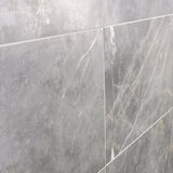 Lux Tile Marble Tech Grigio Imperiale Gray 12x24 Matte Porcelain Tile