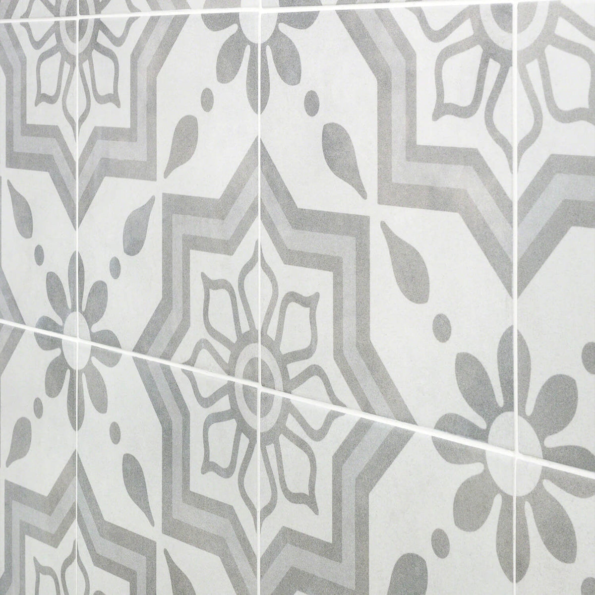 Cascais Silver Sky 9x9 Matte Porcelain Tile - Lux Tile