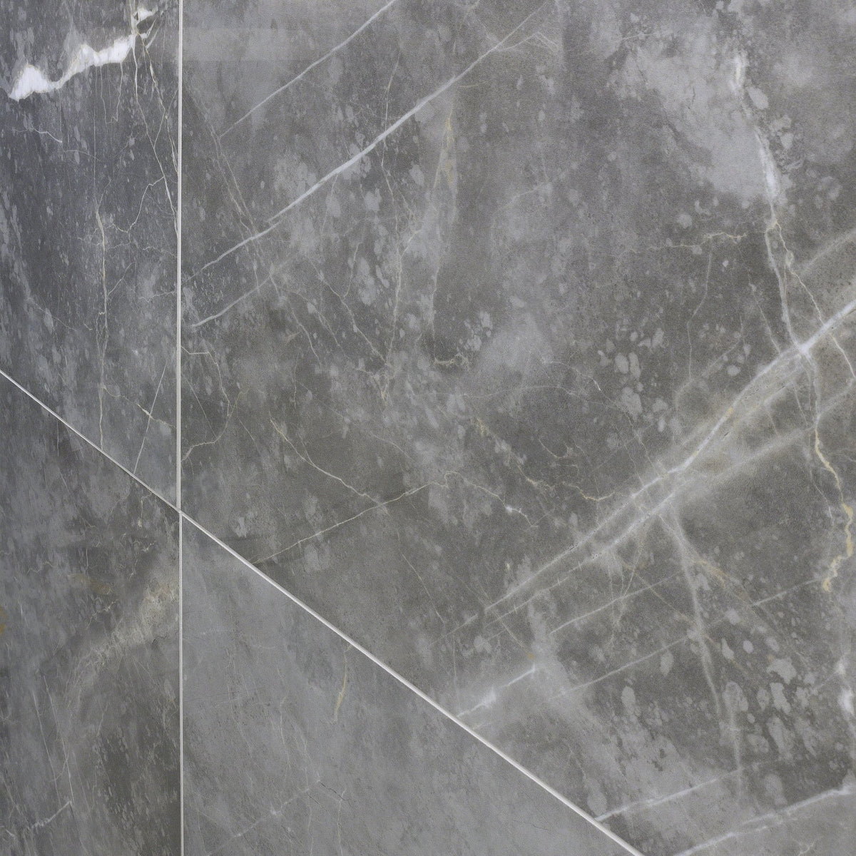 Marble Tech Grigio Imperiale Gray 24x24 Polished Porcelain Tile