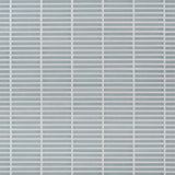 Kai Sky Blue 1x4" Tri-Stacked Glossy Porcelain Mosaic Tile