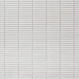 Kai Snow White 1x4" Tri-Stacked Glossy Porcelain Mosaic Tile