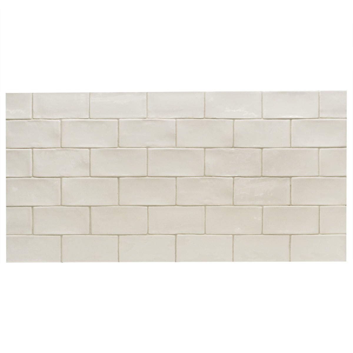 Lancaster Vanilla Cream 3x6 Polished Ceramic Subway Tile