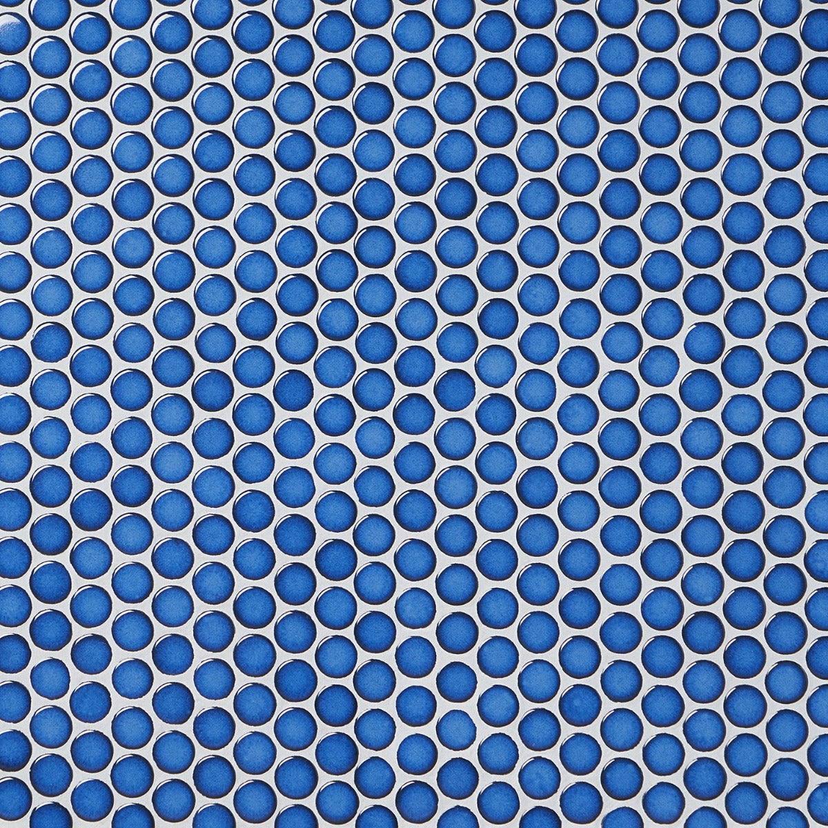 Nirvana Midnight Blue Penny Round Polished Porcelain Mosaic Tile