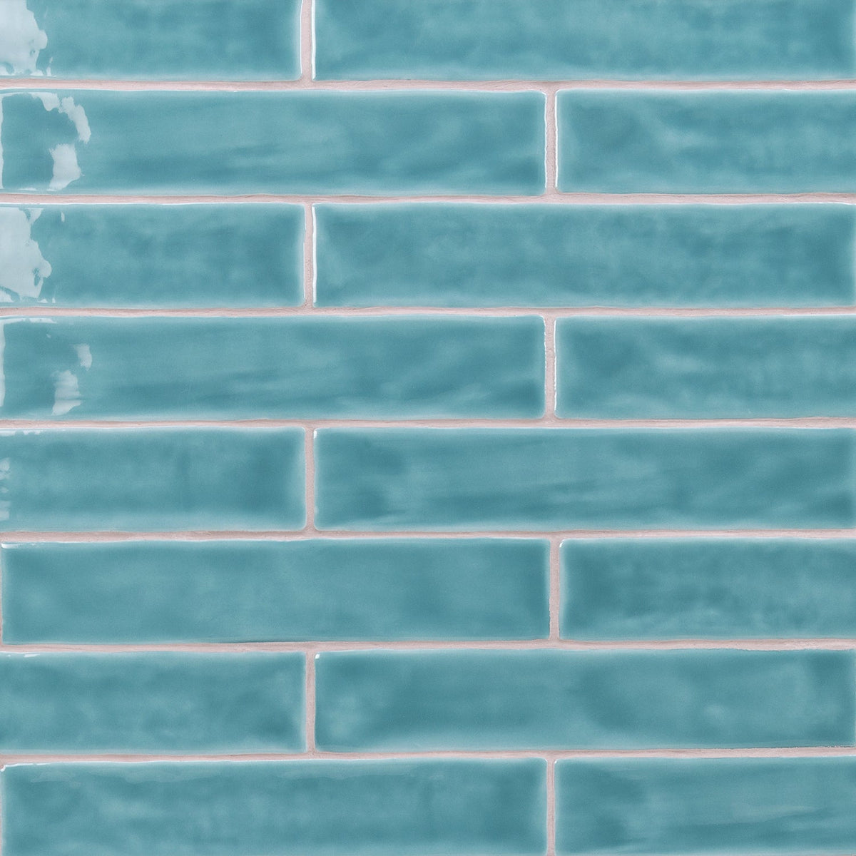 Lux Tile Seaport Aquamarine 2x10 Polished Ceramic Subway Tile