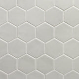 Meadowmere Gray 3" Hexagon Matte Ceramic Tile - Lux Tile