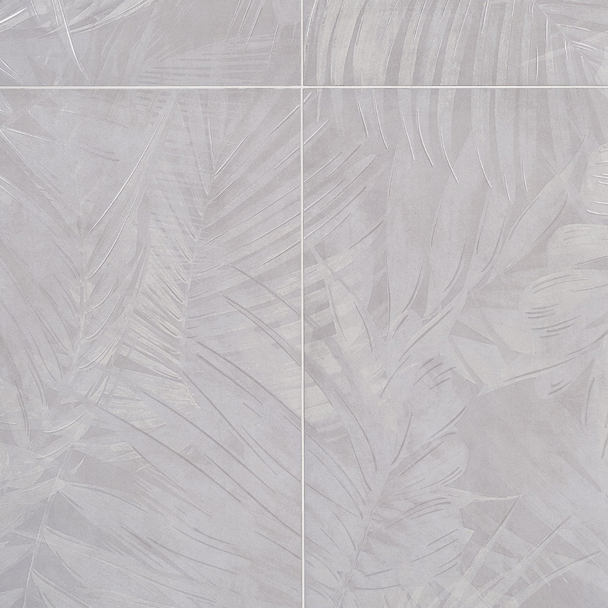 Monet Cotton Garden White 24x48 Matte Porcelain Wall Tile - Lux Tile