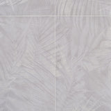 Monet Cotton Garden White 24x48 Matte Porcelain Wall Tile - Lux Tile