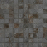 Angela Harris Flatiron Graphite Gray 2x2 Matte Porcelain Mosaic Tile