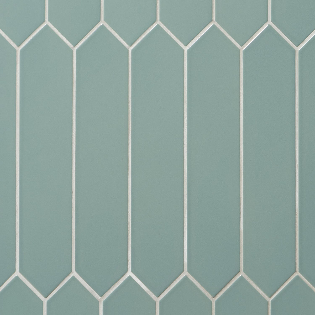 Kent Jade Green 3x12 Picket Polished Ceramic Wall Tile