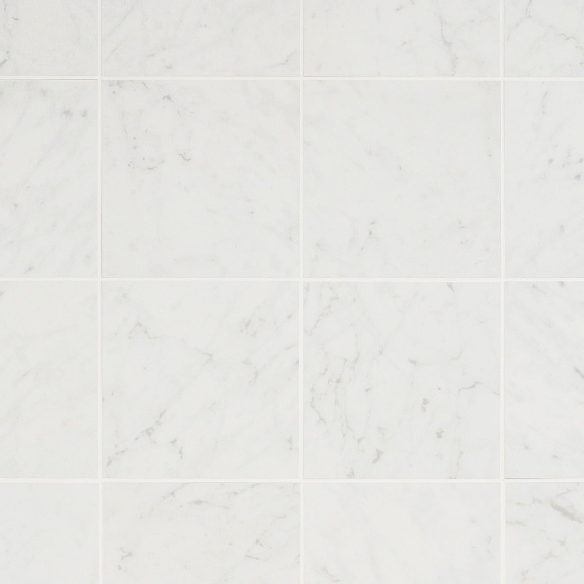 Lux Tile Bianco Gioia 6x6 Matte Porcelain Tile - Marble Look