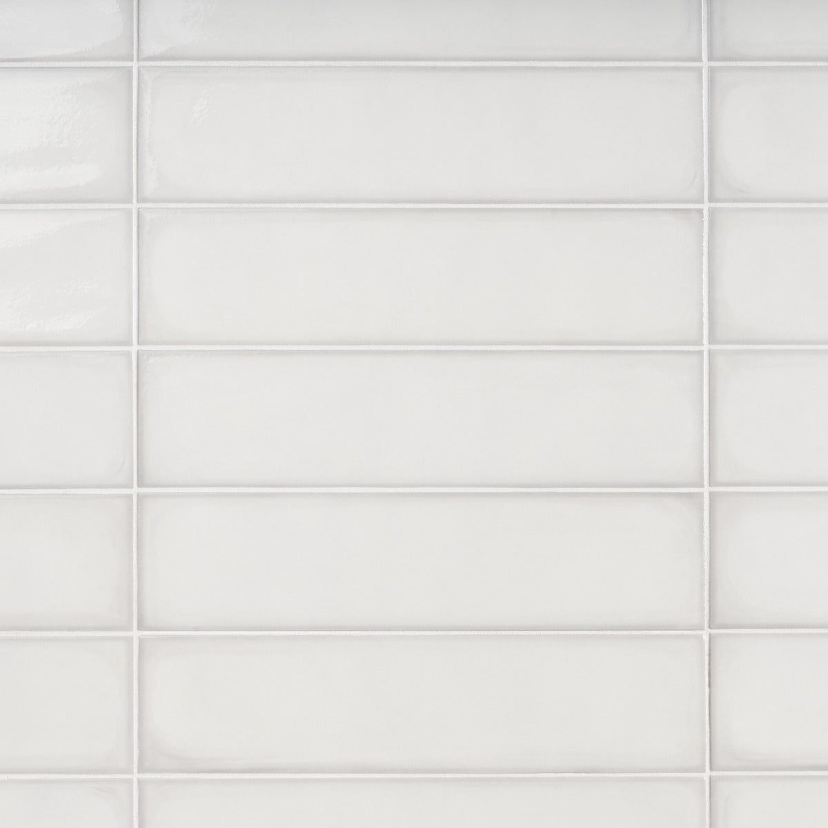 ArtBlock Bianco White 4x16 Glossy Porcelain Tile by Stacy Garcia