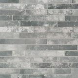 English Brick Light Gray Matte Porcelain Tile - 2x18