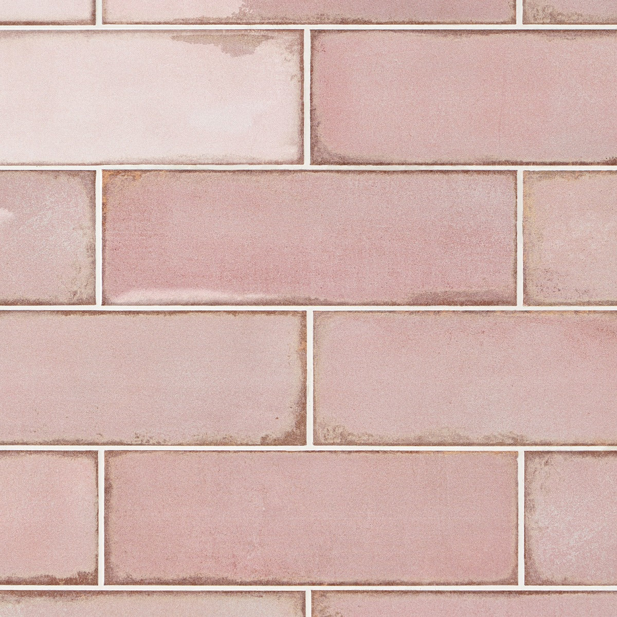 Los Lunas Rose Pink 4x12 Polished Ceramic Subway Tile - Lux Tile