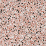 Lux Tile Six Hexagon Earth Pink 12.5" Terrazzo Look Matte Porcelain Tile