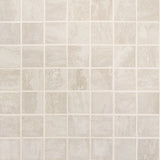 Basic Travertine Beige & Cream 2x2 Matte Porcelain Mosaic Tile