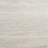 Basic Travertine Cotton White 12x24 Matte Porcelain Tile - Lux Tile
