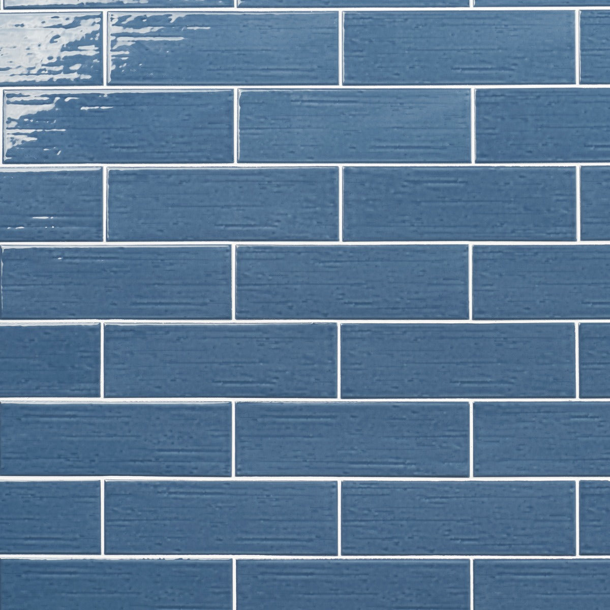 Kiln Blue 3x9 Polished Porcelain Subway Tile - Lux Tile