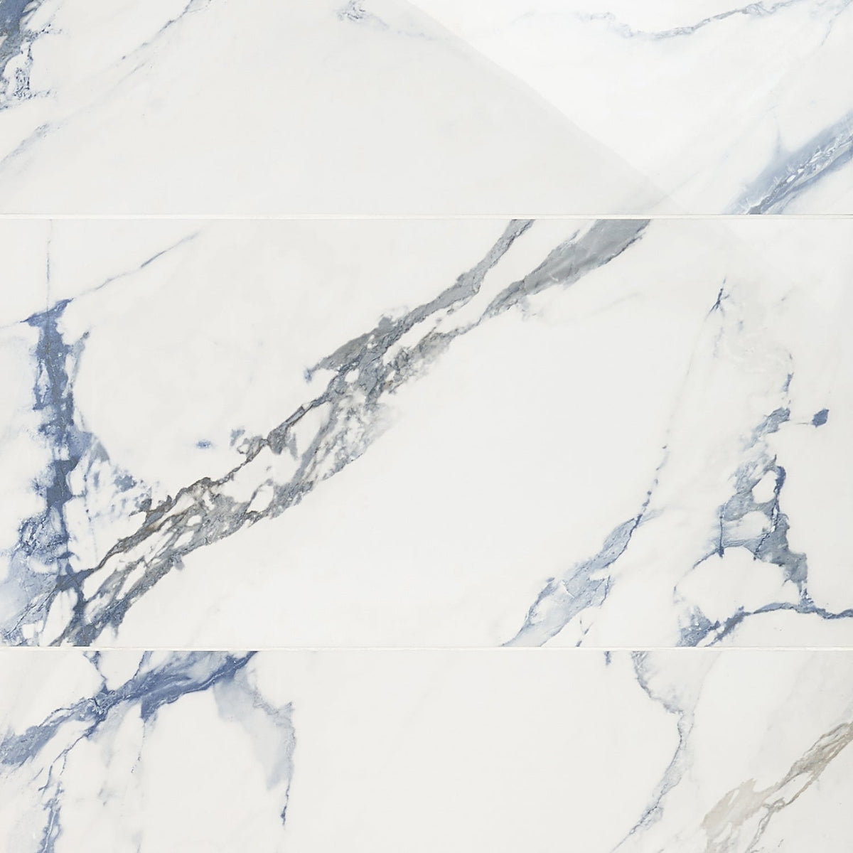 Calacatta Azur 12x24 Polished Porcelain Tile - Lux Tile