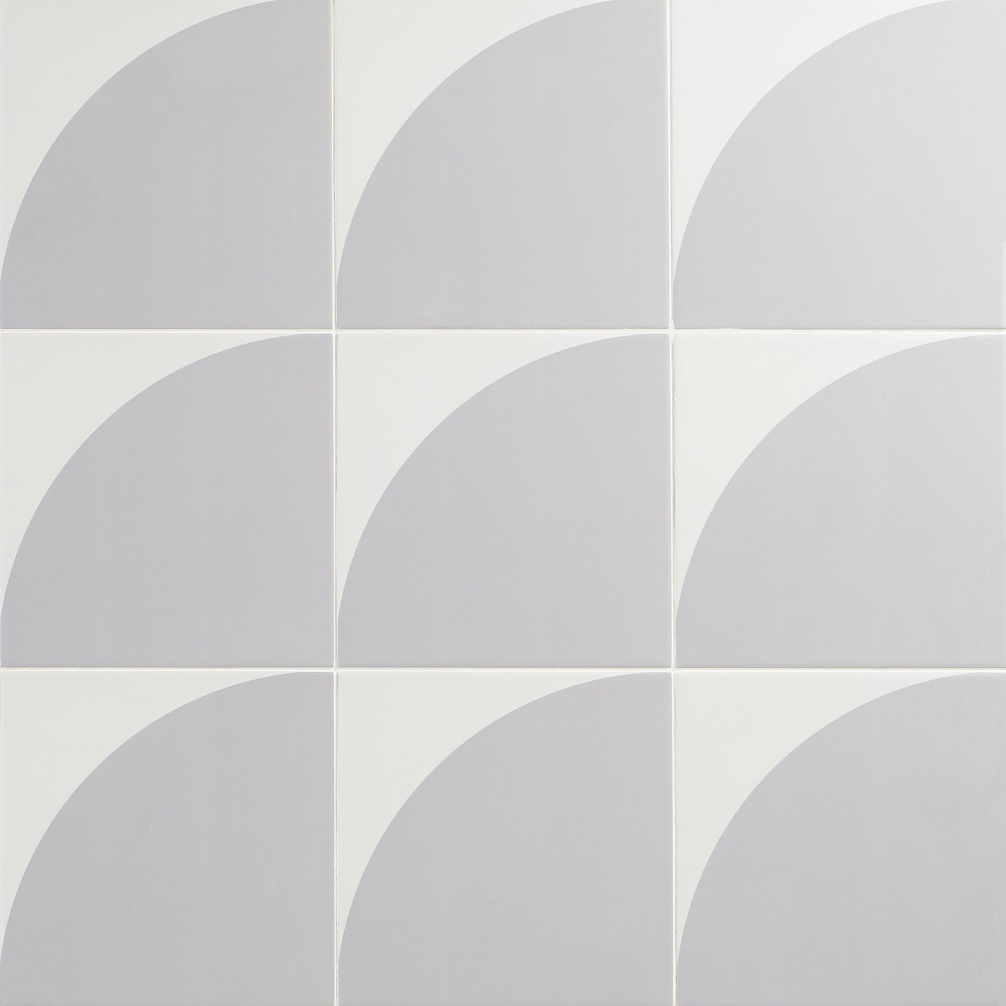 Stacy Garcia Maddox Deco Cool Gray 8x8 Matte Porcelain Tile