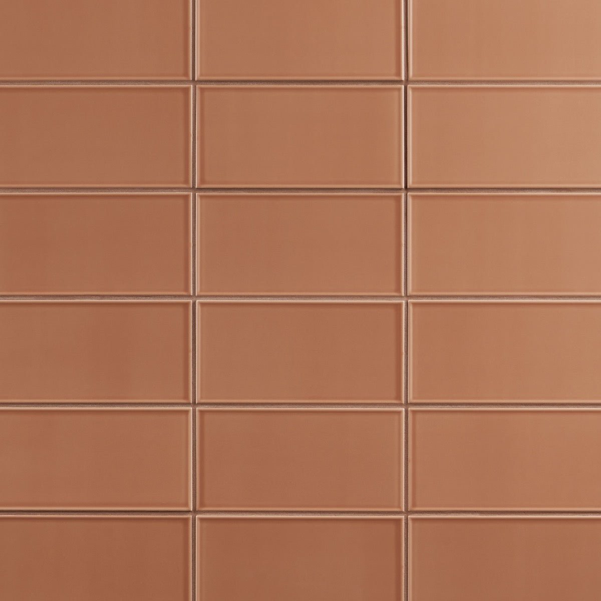 Stacy Garcia Maddox Frame Terracotta Matte Ceramic Subway Tile 4x8