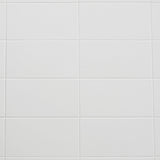 Stacy Garcia Maddox White Matte Ceramic Subway Tile 4x8