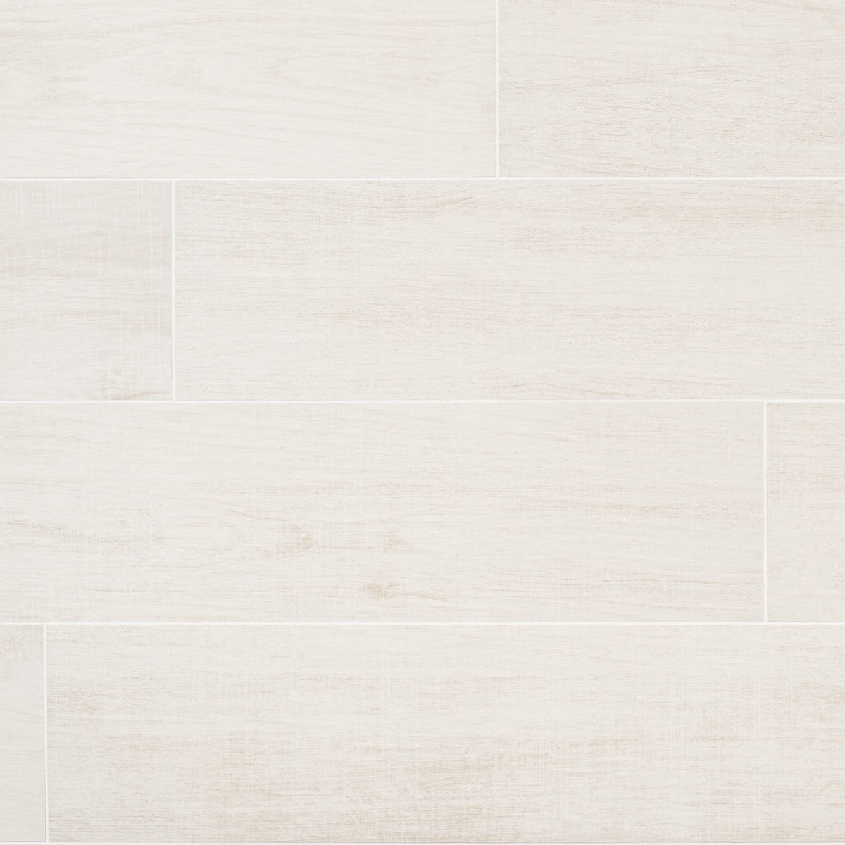 Kenridge White 8x48 Matte Porcelain Tile - Wood Look