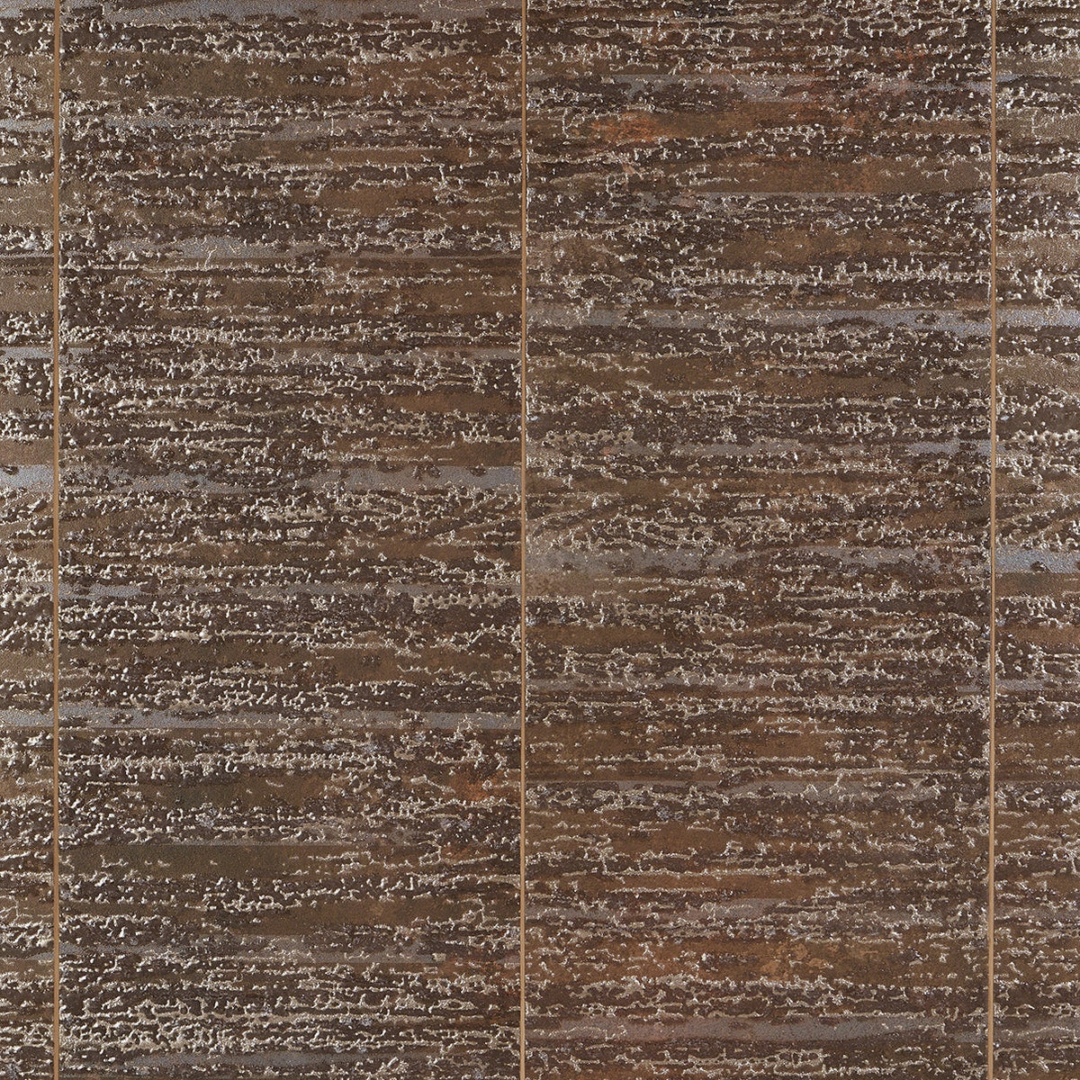 Twilight Deco Oxide Brown 12x48 Metal Look Matte Porcelain Tile