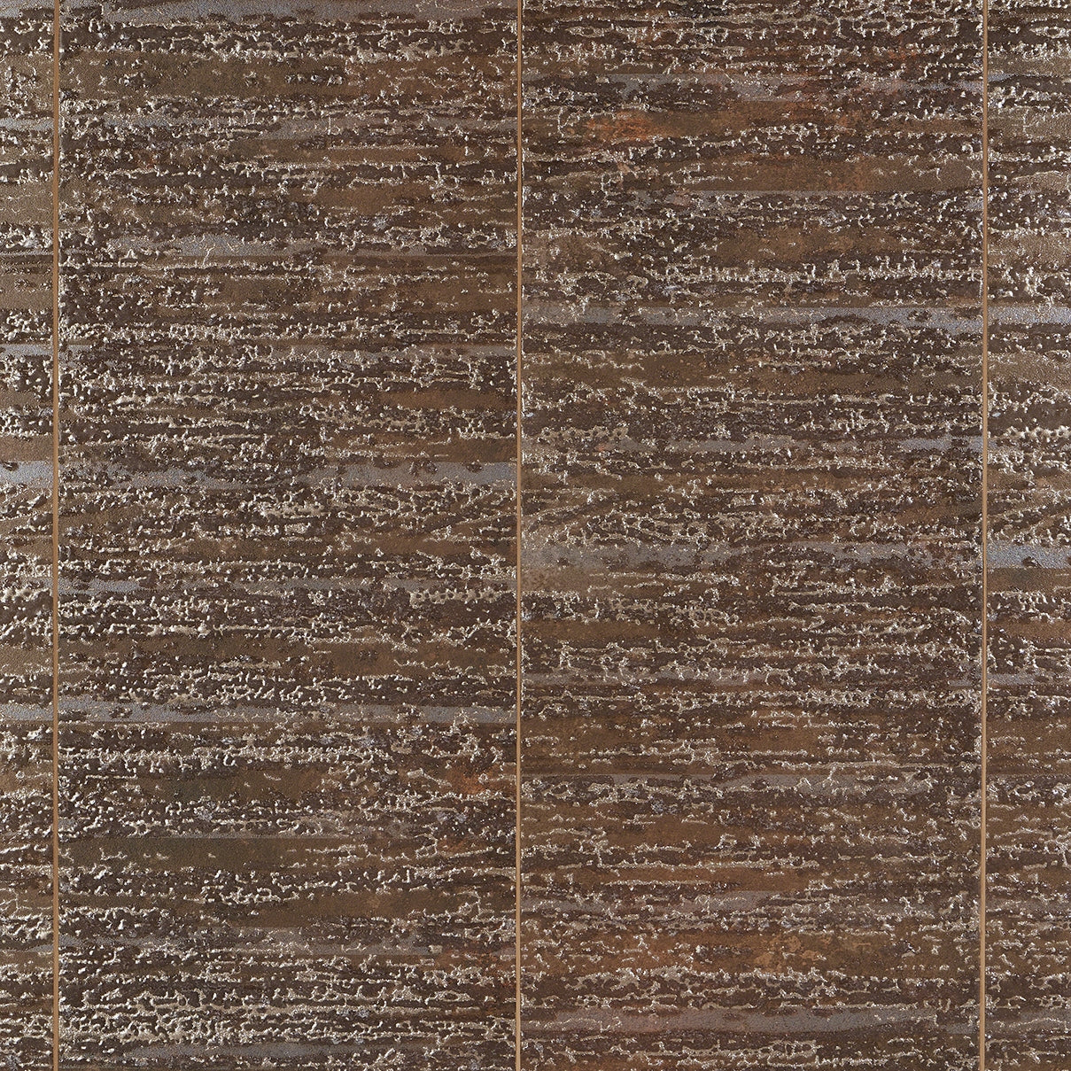 Twilight Deco Oxide Brown 12x48 Metal Look Matte Porcelain Tile