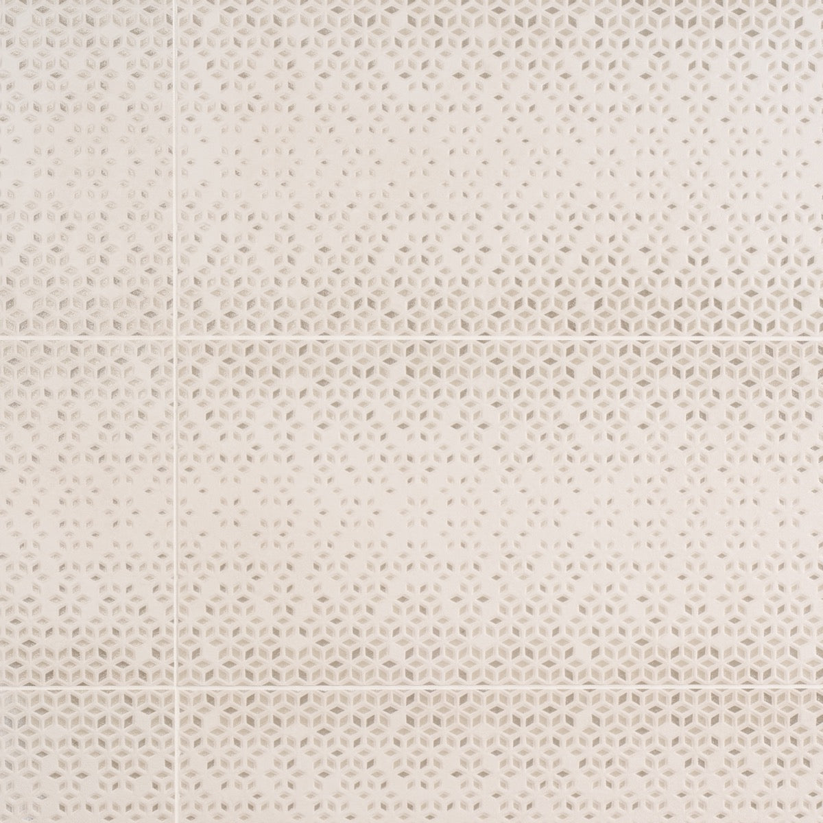Terramay Flower Taupe 12x36 Textured Mixed Finish Ceramic Tile