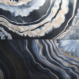 Tilebar Agate Art Night Black 24x48 Polished Porcelain Tile