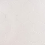 HexArt Blanco White Matte Porcelain Tile - 8" Hexagon