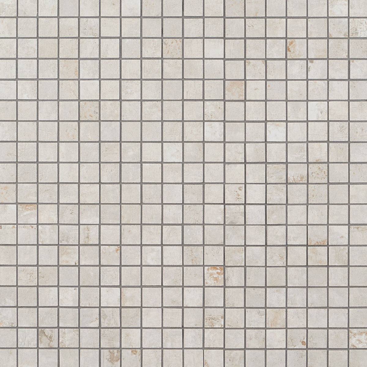 Lux Tile Portrait Ivory Beige Matte Porcelain Mosaic Tile 1x1