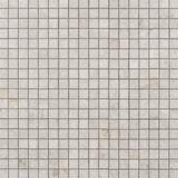 Lux Tile Portrait Ivory Beige Matte Porcelain Mosaic Tile 1x1