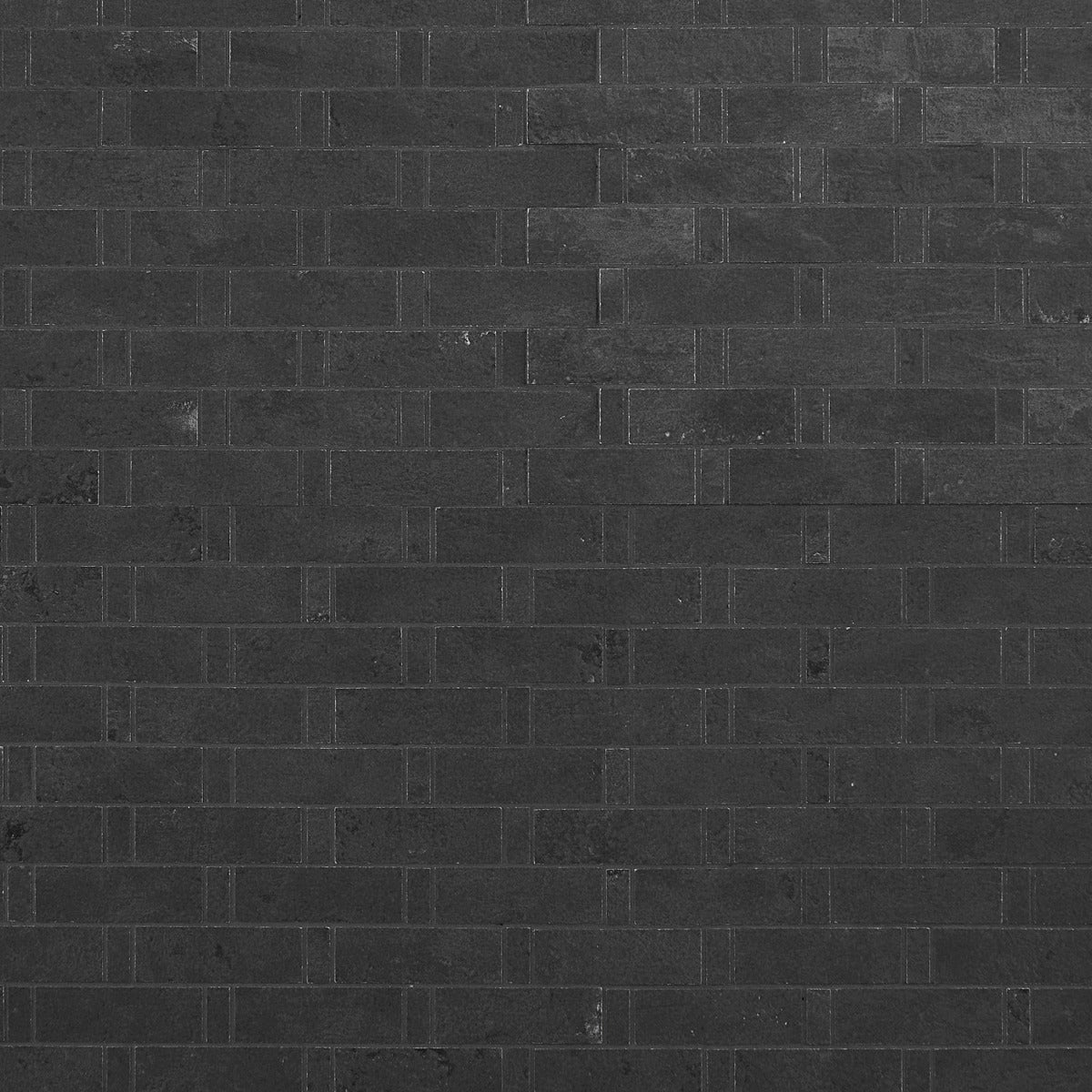 Lux Tile Portrait Black Weave Matte Porcelain Mosaic Tile