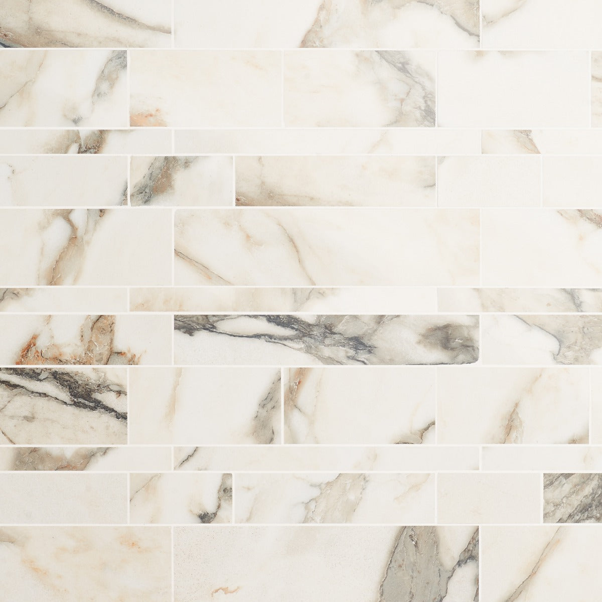 Dreamstone Calacatta Rustico Polished Porcelain Mosaic Tile