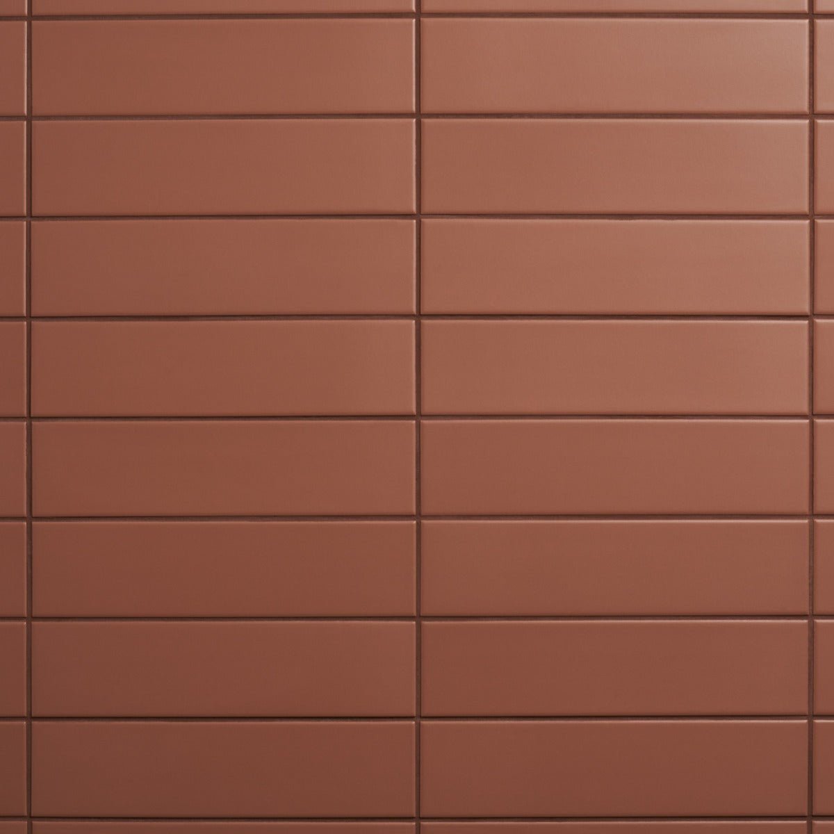 Roller Terracotta Matte Porcelain Subway Tile - 3x11