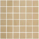 Clay Glee Gold 2x2 Matte Porcelain Mosaic Tile